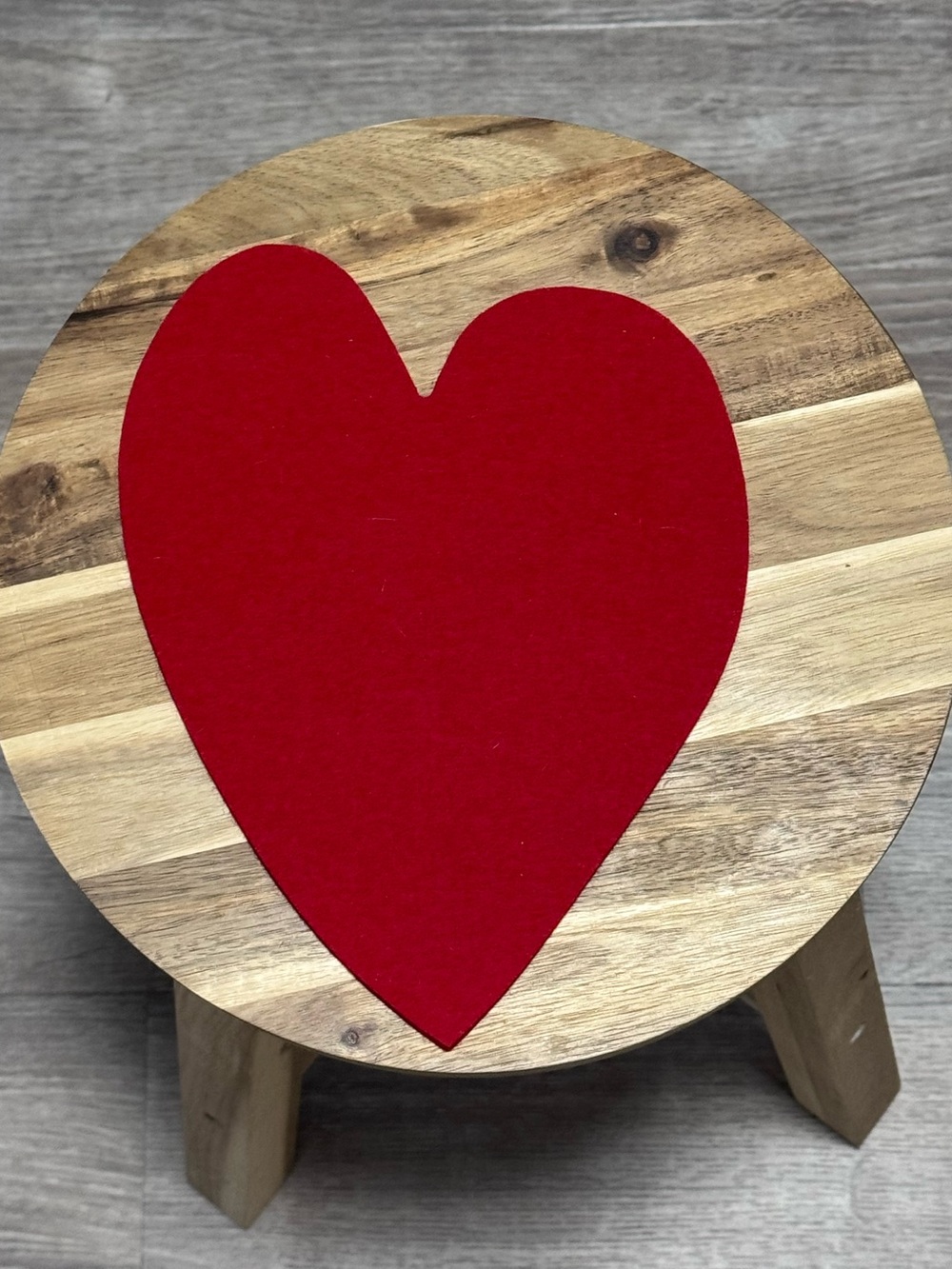 NWT Graf Lantz 10” Merino Wool Heart Trivet in Red - Picture 11 of 11